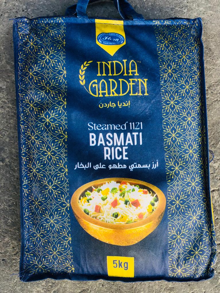 Steamed Basmati Rice 5 KG Pack SARAH for FOOD AND BEVERAGES TRADING